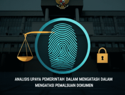 Analisis Upaya Pemerintah Dalam Mengatasi Pemalsuan Dokumen