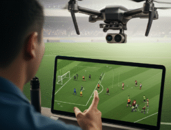 Penggunaan Drone dalam Pemantauan Strategi Tim Sepak Bola