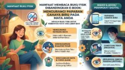 Manfaat Membaca Buku Fisik Dibandingkan E-book Untuk Mengurangi Paparan Cahaya Biru Pada Mata Anda