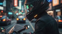 Inovasi Smart Helmet untuk Pengendara Motor yang Dilengkapi Fitur Navigasi AR dan Kamera Keamanan Belakang
