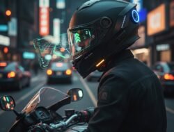 Inovasi Smart Helmet untuk Pengendara Motor yang Dilengkapi Fitur Navigasi AR dan Kamera Keamanan Belakang