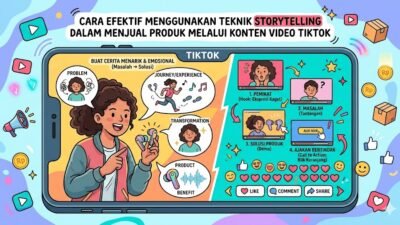 Cara Efektif Menggunakan Teknik Storytelling Dalam Menjual Produk Melalui Konten Video TikTok
