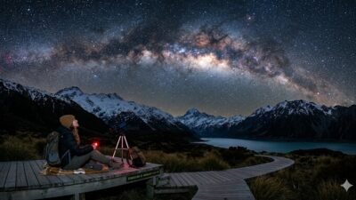 Cara Menikmati Pemandangan Bintang Galaksi Bima Sakti Di Langit Malam Selandia Baru