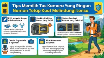 Tips Memilih Tas Kamera Yang Ringan Namun Tetap Kuat Melindungi Lensa