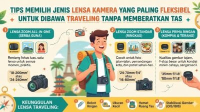 Tips Memilih Jenis Lensa Kamera yang Paling Fleksibel Untuk Dibawa Traveling Tanpa Memberatkan Tas