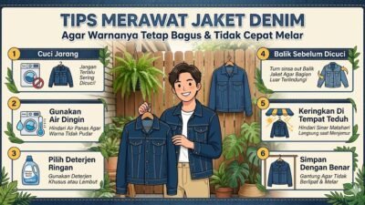 Tips Merawat Jaket Denim Agar Warnanya Tetap Bagus Dan Tidak Cepat Melar