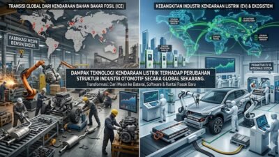 Dampak Teknologi Kendaraan Listrik Terhadap Perubahan Struktur Industri Otomotif Secara Global Sekarang